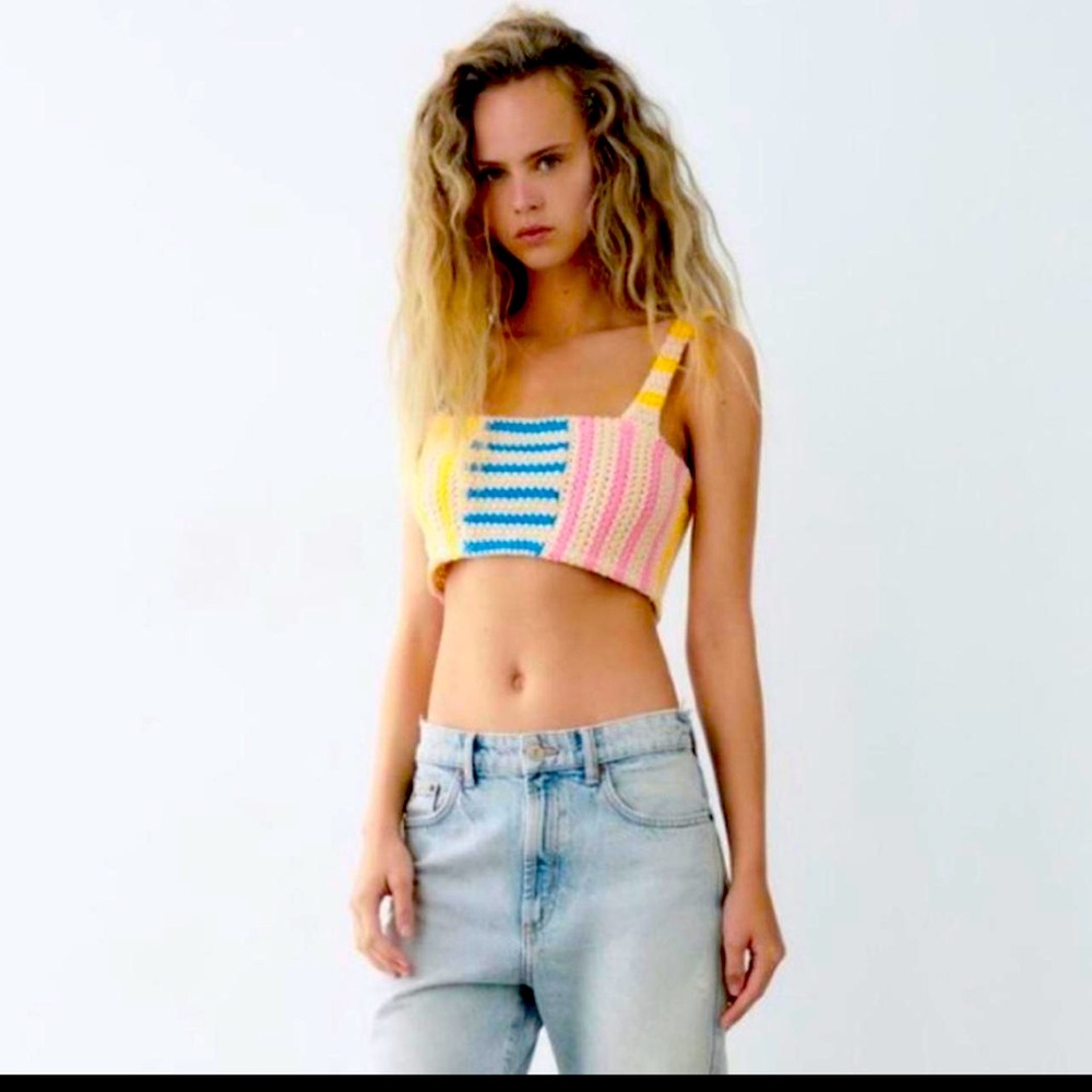 Zara bralette top nwt